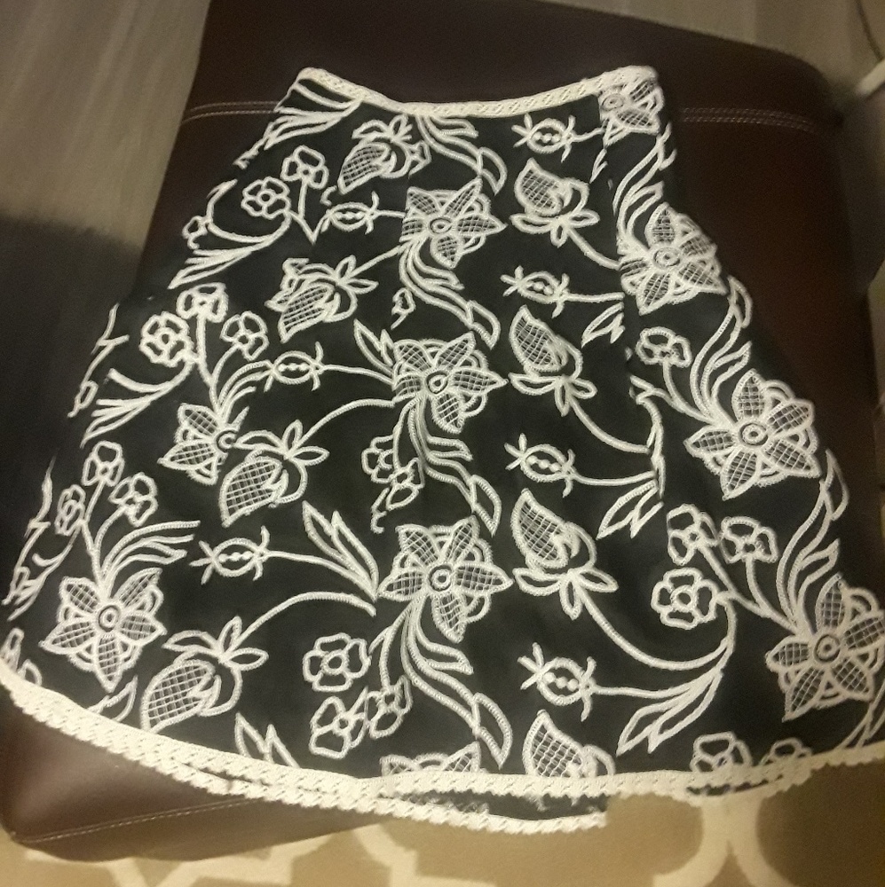 Black and White Skirt